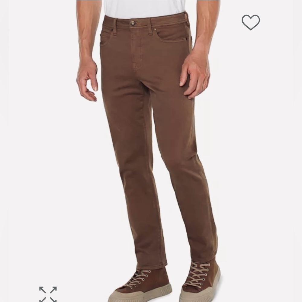 Liverpool Straight Colored Denim in Tobacco Sz 32/WL